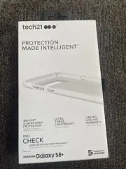 Tech21 Evo Check Case for Samsung Galaxy S8+/Plus Clear/White
