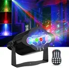 DJ Disco Stage Party Lights, 3-In-1 RGB+UV+RG LED Lights Sound Activated