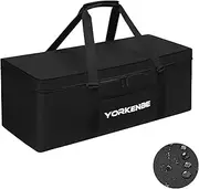Yorkenbe Camping Tent Bag, 28x11 Inch Tent Storage Replacement, 1680D Heavy Duty Waterproof Zipper Travel Duffel Sports Equipment Bag, with Large Mouth and Padded Handles (1)