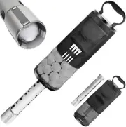 Golf Ball Retriever, Shag Bag for Balls with Detachable One Size, Black