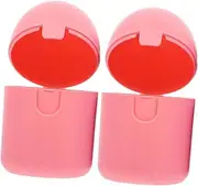 BCOATH 2pcs Portable Female Box Compact High Grade Holder for Safe Storage and Microwave for Go Hygiene Management