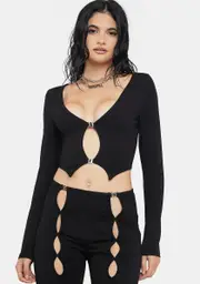 [THE KRIPT] Micah Cut-Out Top
