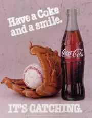 New Tin Signs Coke It's Catching 2461
