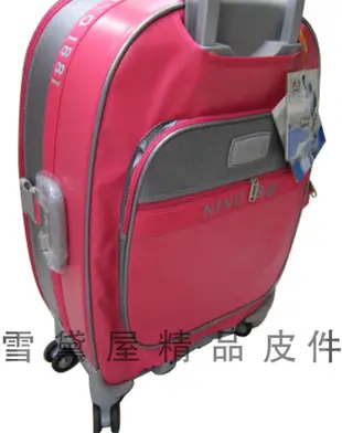 18NINO81 25吋熊寶貝行李箱台灣製造品質保證新三段式鋁合金拉桿設計附粉紅海關鎖雙加寬飛機輪 (2.4折)
