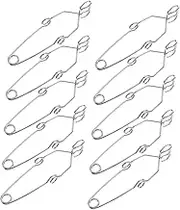 HOMOCONO 10pcs Steel Test Tube Clamps Spring Loaded Metal Holders for Laboratory Use Reliable Grip for Standard Test Tubes Steel Construction Versatile Lab Equipment