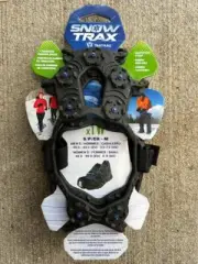 Snow Trax By Yaktrax Men’s 3.5-7.5 Women’s 5-9 Flexible Fit for Boots/Shoes