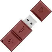 128GB USB Flash Drive Chocolate Shape BORLTER CLAMP Novelty Memory Stick USB Drive Thumb Drive for External Data Storage