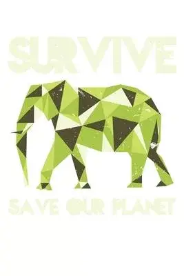 Elephant Save And Love Earth: College Ruled Elephant Save And Love Earth / Journal Gift - Large ( 6 x 9 inches ) - 120 Pages -- Softcover