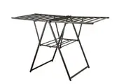Clothes Airer Deluxe Extra Large Wide Jumbo Aluminum Black