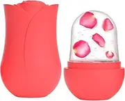 Ice Face Roller - Facial Massage Ice Roller - Roller Massager for Face, Eyes, and Neck, Reusable Massage Silicone Ice Mold, Face Care