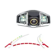 Vlicevrn HD Golden Fisheye Vehicle Car Rear View Camera Dynamic Trajectory Tr...