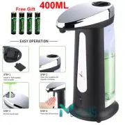 Automatic Soap Dispenser Touchless Handsfree IR Sensor Liquid Hand Wash Bathroom