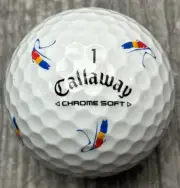 New Callaway Chrome Soft Truvis Rainmakers Resort & Club Golf Ball (1)