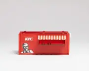 1:64 Container KFC Shop for KFC diorama model car display 2025 NEW FAST SHIP