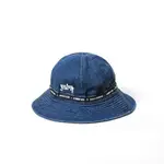 .67ARROW DENIM BUCKET HAT_ 丹寧漁夫帽 牛仔漁夫帽 水洗 復古 遮陽帽 戶外 登山 鐘形帽