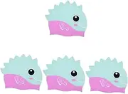3pcs Children's Swimming Cap Swimmers Cap Swim Hats Swim Hat Men Swim Caps Silicone Swim Cap Swim Cover Water Caps for Swimming Mens Swim Cap Swimming Hat for Men Youth Swim Cap