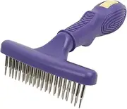 Dog Grooming Rake, Dematting Comb Dogs, Cats, 6.3x1.3in, Gentle Deshedding Tool Mats, Tangles Loose, Effective Grooming Comb for Thick or Fine Coats, Removal