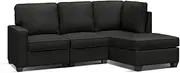 Artiss Sofa, 4 Seater Sofabed Couch Seat Daybed Armchair Loungefly Play Chair Sleeper Indoor Home Bedroom Living Room Furniture, with Cushion Cover High Resilience Sponge Dark Grey