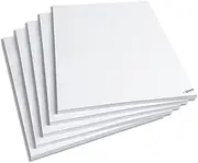 Notepad A5 Blank I Economy Set 5 Pads DIN A5 I 50 Sheets per Pad I Tear Off I 80 g/m² Paper White I Writing Pad, Calculation Pad, Painting Pad, Sketch Pad, Drawing Pad, Notes