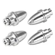 4X RC Airplane Spinners Propeller Adapter 4mm Aperture and 6.35mm Output Axle