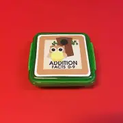 HOOT OWL - Addition Facts 0-9 Matching Game 48 Cards with Storage box#