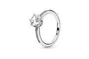 PANDORA JEWELS Mod. CLEAR SPARKLING CROWN - RING - Size 52
