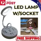 Study Reading Light USB Socket LED Adjustable Phone Charger Table Desk Lamp