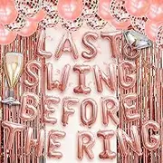 Bachelorette Party Decorations Supplies Bridal Shower Decor Bride Last Swing Before the Ring Balloons Sports Baseball Bachelorette Decoration Bride To Be Bachelorette Balloon Bachlorette Party Naughty