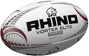 Rhino Vortex Elite Rugby Ball (UK Size: 5) (White)