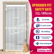 Pet Dog Cat Safety Gate Safe Guard Extra Tall Fence Enclosure Barrier Door Stair