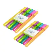 4oz Big Bubble Wands 12 Pack - 14’’ Blow Bubbles Solution Bubble Blowing Summ...