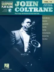 John Coltrane Eb Alto & Bb Tenor Saxophone Play-Along Vol 10 Sheet Music Audio