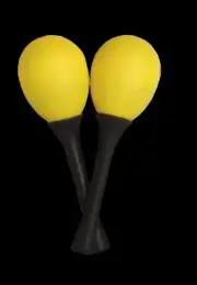 Mano Percussion EM124 Handle Egg Maracas 45g Yellow