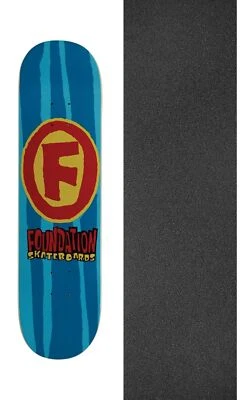Foundation Skateboards Reboot 8" Skateboard Deck + griptape