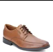 Clarks Men's Tilden Walk Oxford, Dark Tan Leather, 9.5 M US