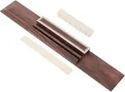 LALADEFIEE Musical Instrument Parts Guitar Bridge Saddle Nut and Tailpiece Set for Classical Electric Guitars