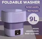 9LMini Washing Machine, Folding Portable Sterilization Drying Laundry Machinenew