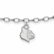 SS Univ of Louisville Cardinal 9 inch Anklet