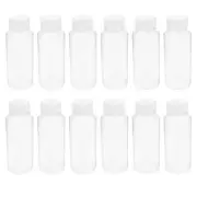 12 Pcs plastic beverage bottles 250ML Clear Drinking Bottles Water Jars with