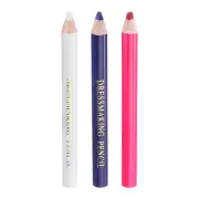 3pcs Sewing Pencil for Fabric Sewing Marking Pencil Tailors Chalk White/Blue/Red