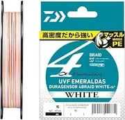 Daiwa PE Line UVF Emeraldas Dura Sensor + Si2, No. 0.4-0.8, 100/150 m, White (with Color Marking)