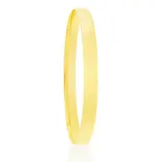 9ct Gold 7x70mm Solid Comfort Bangle