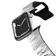 Apple Watch Series 4-6, SE (44mm) Impact Band Concrete Fringe White Side