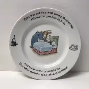 Vintage England Wedgwood Ceramic Peter Rabbit Plate Chamomile Tea Mother 7"