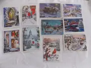 10 New Christmas Memories National Asso. Blind Veterans Christmas Cards & Env.