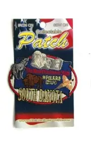 South Dakota State Patch - Iron-on/Sew-on, Embroidered NEW!