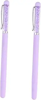 OHPHCALL 2pcs Manicure Set Practice Nail Hand Rhinestones Picker Dotting Pen for Nail Art