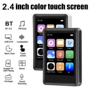 Bluetooth MP3 MP4 Player Media 2.4" Full Touch Screen FM Radio Recorder Speaker