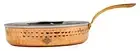 Steel Copper Fry Tadka Pan Platter,Serveware & Tableware,Home Restaurant, 900 ml