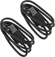 HOMOCONO 2pcs Charger Cable Magnetic 2 Pin Power Cable for Smartwatch Abs Pc Material Fast Charging Versatile for Multiple Brands